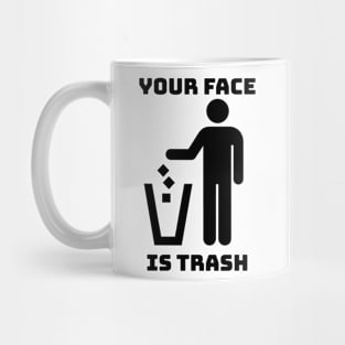 Your Face Is Trash Mug